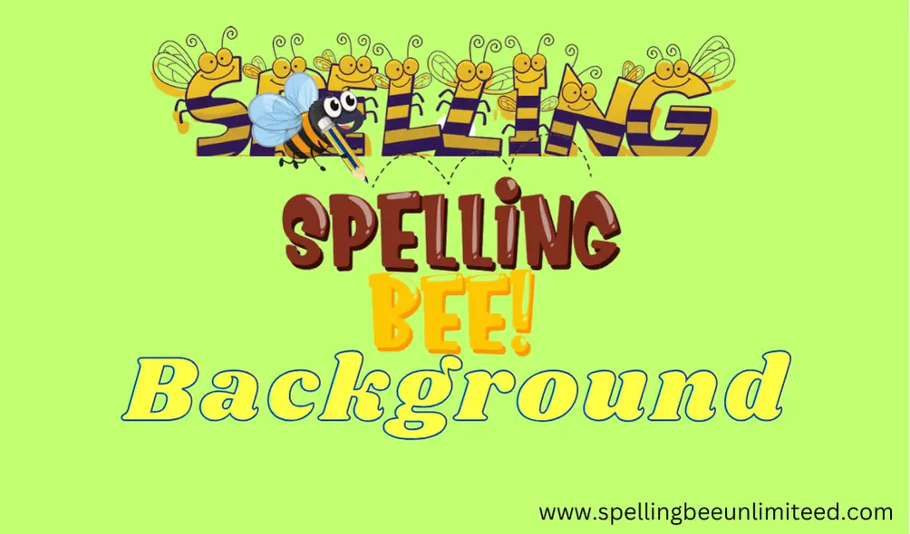 Spelling Bee Background